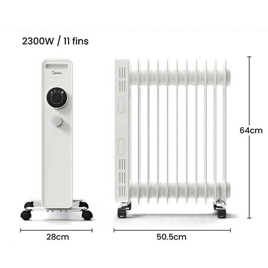شوفاژ برقی میدیا 11 پره