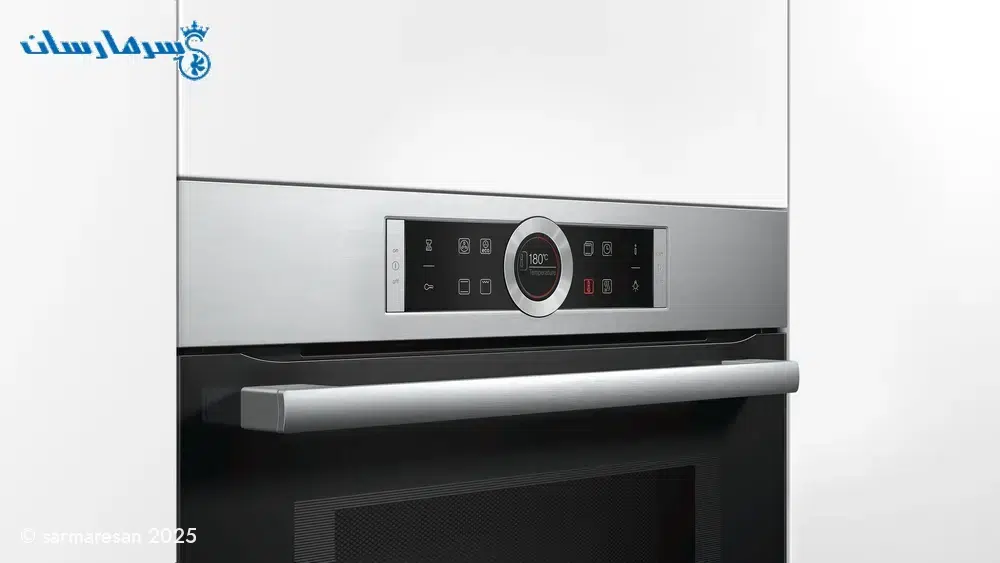 فر مایکروویو کامپکت توکار بوش مدل BOSCH CMG633BS1M