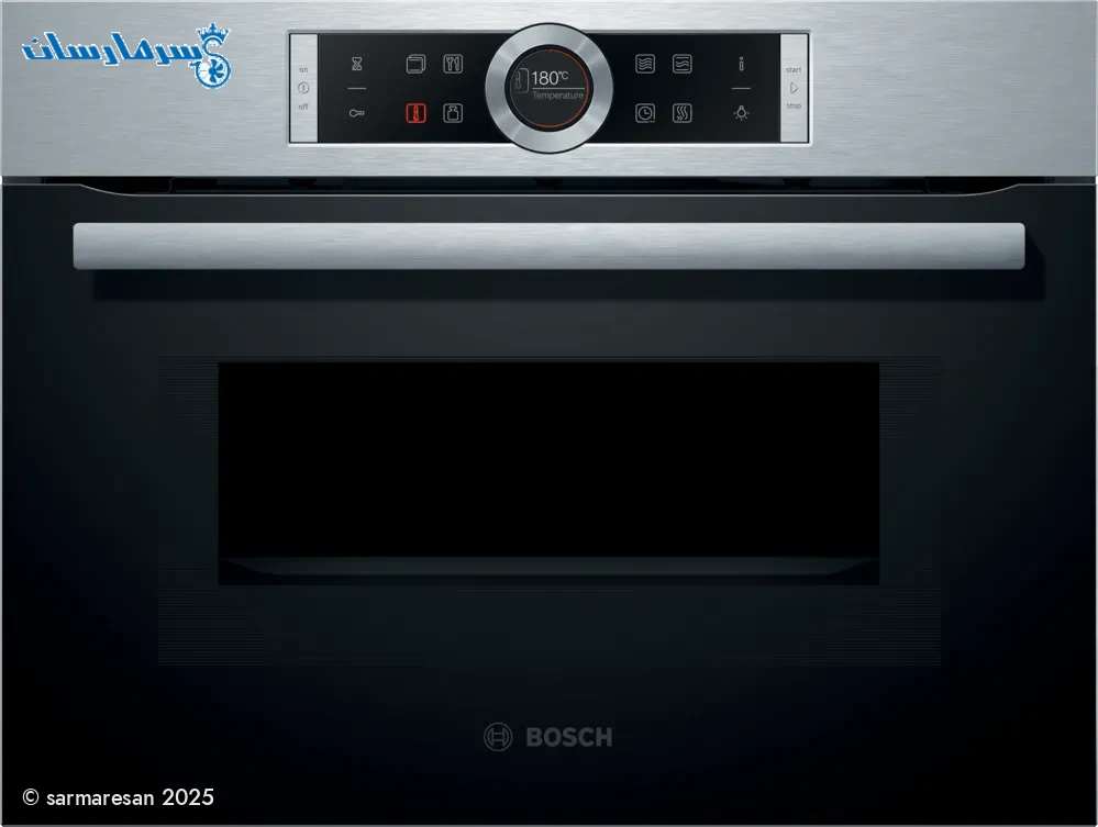 فر مایکروویو کامپکت توکار بوش مدل BOSCH CMG633BS1M