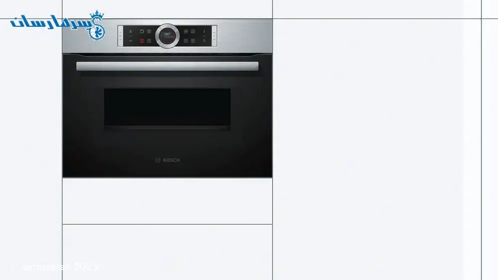 فر مایکروویو کامپکت توکار بوش مدل BOSCH CMG633BS1M